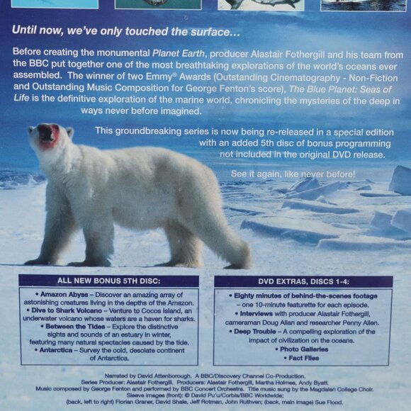 Blue Planet: Seas of Life 5-Disc Special Edition DVD Set New Factory Sealed BBC - Picture 7 of 7